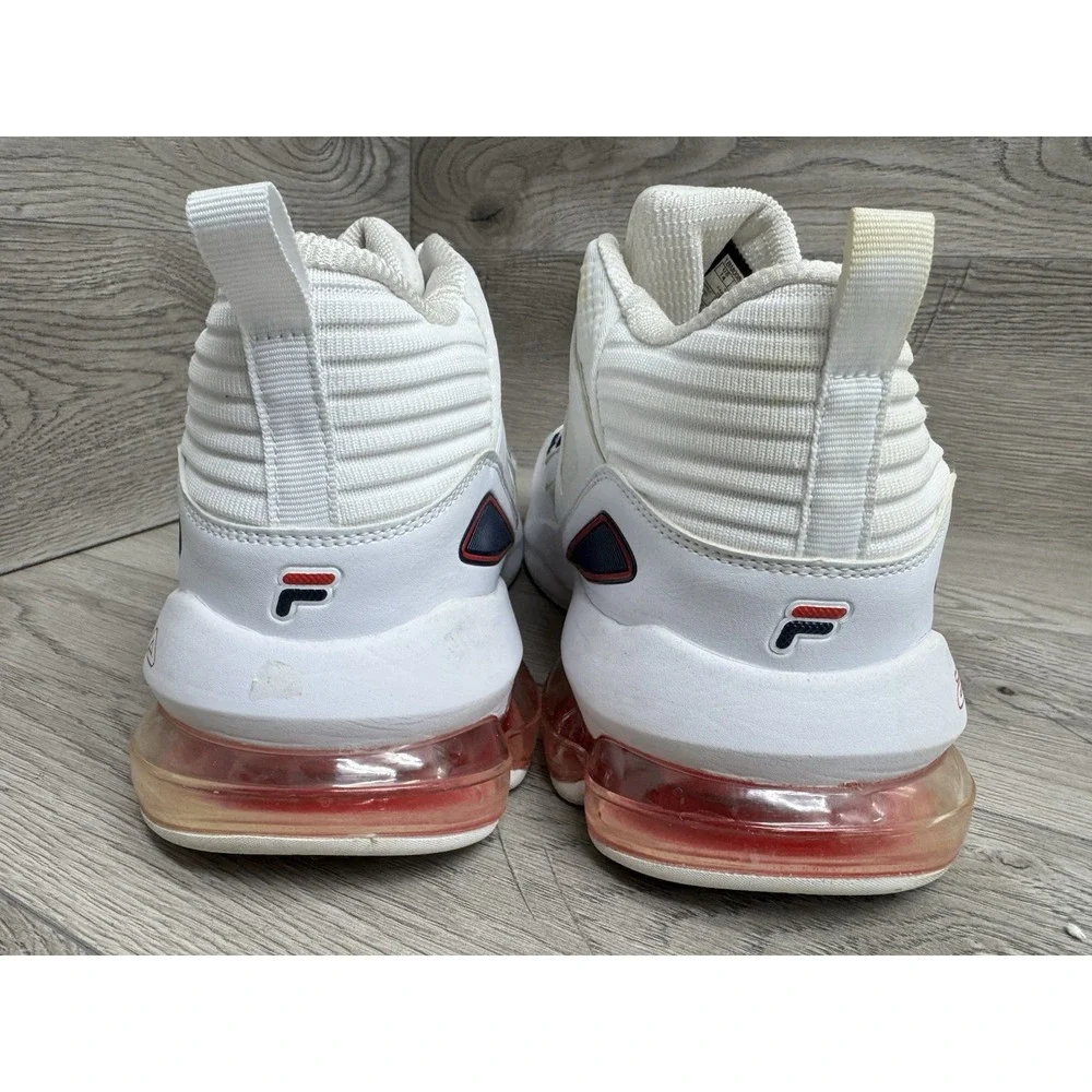 Fila Octane 2A Shoes Mens Size 14  White Leather Basketball Sneakers